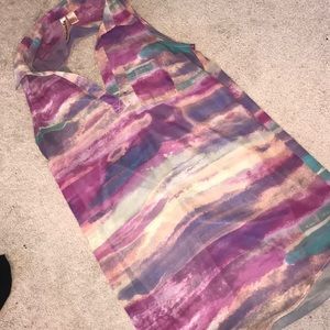 Dress with keyhole back